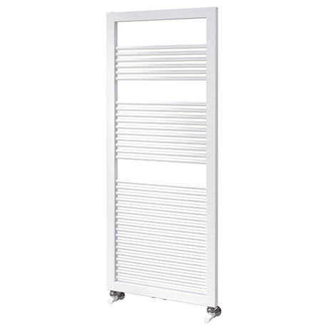 Asquiths Bathrooms Asquiths Mineral White H1200 X W500mm Round Tube Vertical Radiator - HEA0101 1 Asquiths Bathrooms Asquiths Mineral White H1200 X W500mm Round Tube Vertical Radiator - HEA0101