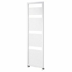 Asquiths Bathrooms Asquiths Mineral White H1800 X W500mm Round Tube Vertical Radiator - HEA0103