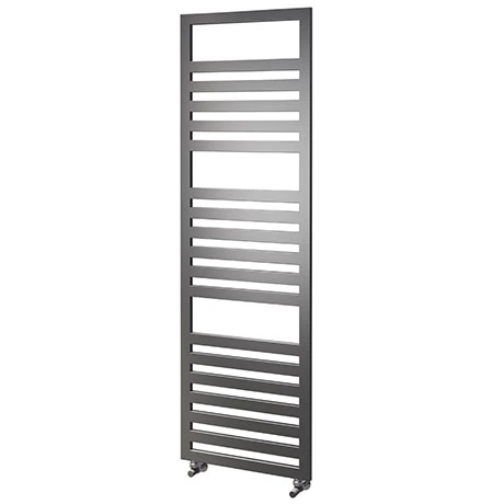 Asquiths Bathrooms Asquiths Mineral Anthracite H1600 X W500mm Flat Tube Vertical Radiator - HEB3110 1 Asquiths Bathrooms Asquiths Mineral Anthracite H1600 X W500mm Flat Tube Vertical Radiator - HEB3110
