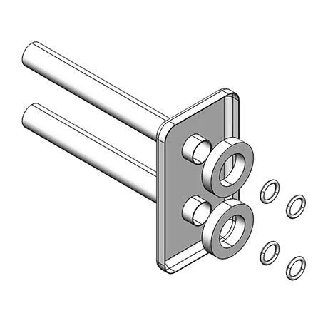 Asquiths Bathrooms Asquiths Chrome Pipe Covering Kit For Central Valves - HED5130 1 Asquiths Bathrooms Asquiths Chrome Pipe Covering Kit For Central Valves - HED5130