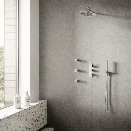 Asquiths Bathrooms Asquiths Sanctity Triple Concealed Shower Valve With Diverter - SHA5117 2 Asquiths Bathrooms Asquiths Sanctity Triple Concealed Shower Valve With Diverter - SHA5117 - Image 2