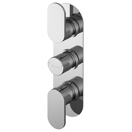 Asquiths Bathrooms Asquiths Solitude Triple Concealed Shower Valve With Diverter - SHB5117 1 Asquiths Bathrooms Asquiths Solitude Triple Concealed Shower Valve With Diverter - SHB5117