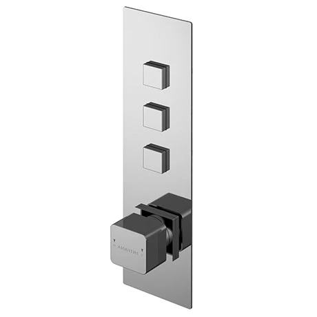 Asquiths Bathrooms Asquiths Tranquil Push Button Shower Valve (Triple Outlet) - SHD5103 Asquiths Bathrooms Asquiths Tranquil Push Button Shower Valve (Triple Outlet) - SHD5103 -Asquiths BathroomsSales SHD5103 P