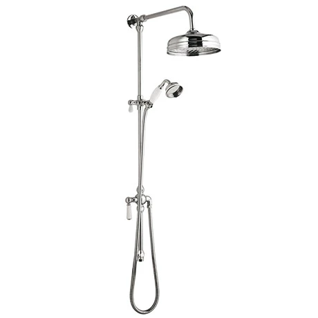 Asquiths Bathrooms Asquiths Traditional Grand Rigid Riser Kit With Diverter And Handset - SHE5350 1 Asquiths Bathrooms Asquiths Traditional Grand Rigid Riser Kit With Diverter And Handset - SHE5350
