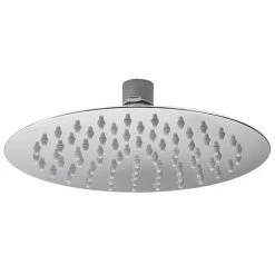 Asquiths Bathrooms Asquiths 200mm Slim Round Fixed Shower Head - SHZ5129