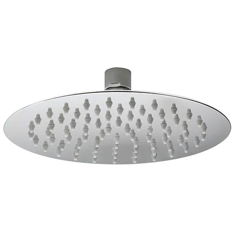 Asquiths Bathrooms Asquiths 200mm Slim Round Fixed Shower Head - SHZ5129 1 Asquiths Bathrooms Asquiths 200mm Slim Round Fixed Shower Head - SHZ5129