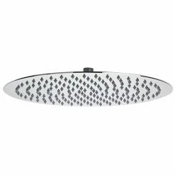 Asquiths Bathrooms Asquiths 400mm Slim Round Fixed Shower Head - SHZ5130