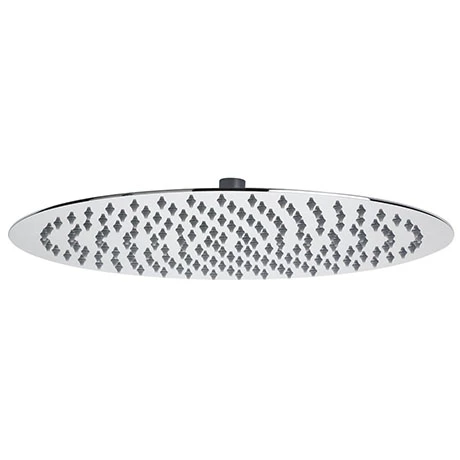 Asquiths Bathrooms Asquiths 400mm Slim Round Fixed Shower Head - SHZ5130 1 Asquiths Bathrooms Asquiths 400mm Slim Round Fixed Shower Head - SHZ5130
