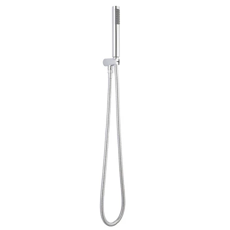 Asquiths Bathrooms Asquiths Round Handset With Outlet Elbow With Parking Bracket & Flex - SHZ5135 1 Asquiths Bathrooms Asquiths Round Handset With Outlet Elbow With Parking Bracket & Flex - SHZ5135
