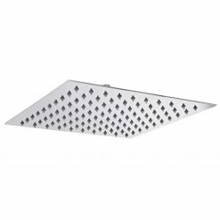 Asquiths Bathrooms Asquiths 300mm Slim Square Fixed Shower Head - SHZ5147