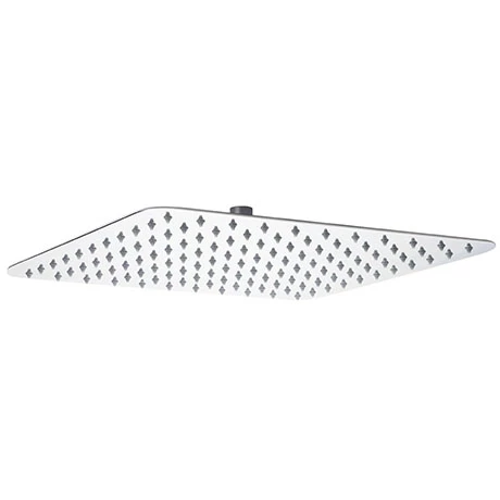 Asquiths Bathrooms Asquiths 400mm Slim Square Fixed Shower Head - SHZ5148 1 Asquiths Bathrooms Asquiths 400mm Slim Square Fixed Shower Head - SHZ5148
