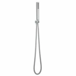 Asquiths Bathrooms Asquiths Square Handset With Outlet Elbow With Parking Bracket & Flex - SHZ5153