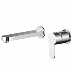 Asquiths Bathrooms Asquiths Sanctity Wall Mounted Basin Mixer (2TH) Without Backplate - TAA5112