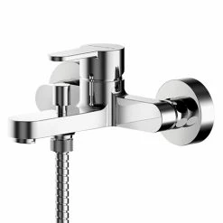 Asquiths Bathrooms Asquiths Sanctity Wall Mounted Bath Shower Mixer With Shower Kit - TAA5127