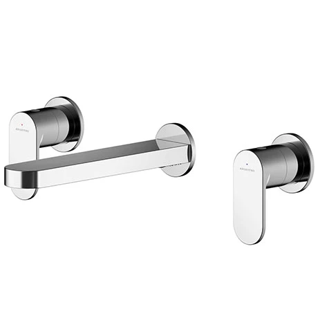 Asquiths Bathrooms Asquiths Solitude Wall Mounted Basin Mixer (3TH) Without Backplate - TAB5114 1 Asquiths Bathrooms Asquiths Solitude Wall Mounted Basin Mixer (3TH) Without Backplate - TAB5114