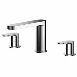 Asquiths Bathrooms Asquiths Solitude Deck Mounted Bath Filler (3TH) - TAB5121
