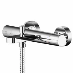 Asquiths Bathrooms Asquiths Solitude Thermostatic Wall Mounted Bath Shower Mixer - TAB5128