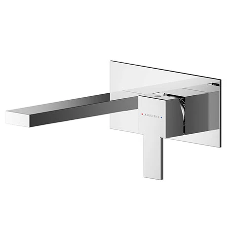Asquiths Bathrooms Asquiths Revival Wall Mounted Basin Mixer (2TH) With Backplate - TAC5113 1 Asquiths Bathrooms Asquiths Revival Wall Mounted Basin Mixer (2TH) With Backplate - TAC5113