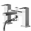 Asquiths Bathrooms Asquiths Revival Deck Mounted Bath Shower Mixer With Shower Kit - TAC5123