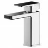 Asquiths Bathrooms Asquiths Tranquil Mini Mono Basin Mixer With Push-Button Waste - TAD5106