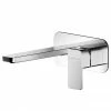 Asquiths Bathrooms Asquiths Tranquil Wall Mounted Basin Mixer (2TH) With Backplate - TAD5113