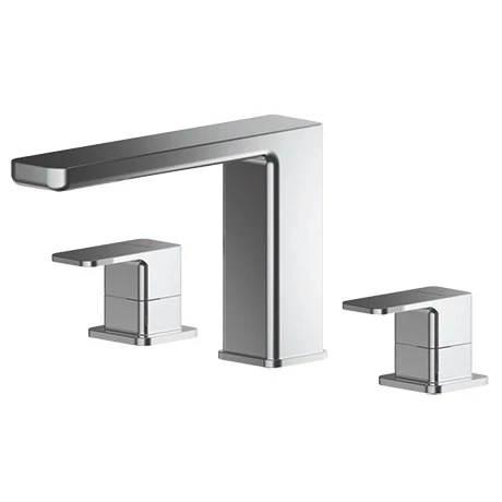 Asquiths Bathrooms Asquiths Tranquil Deck Mounted Bath Filler (3TH) - TAD5121 1 Asquiths Bathrooms Asquiths Tranquil Deck Mounted Bath Filler (3TH) - TAD5121