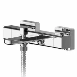 Asquiths Bathrooms Asquiths Tranquil Thermostatic Wall Mounted Bath Shower Mixer - TAD5128
