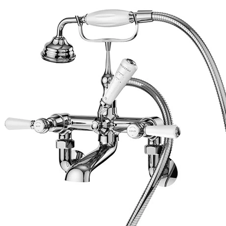Asquiths Bathrooms Asquiths Restore Lever Wall Mounted Bath Shower Mixer With Shower Kit - TAF5324 1 Asquiths Bathrooms Asquiths Restore Lever Wall Mounted Bath Shower Mixer With Shower Kit - TAF5324